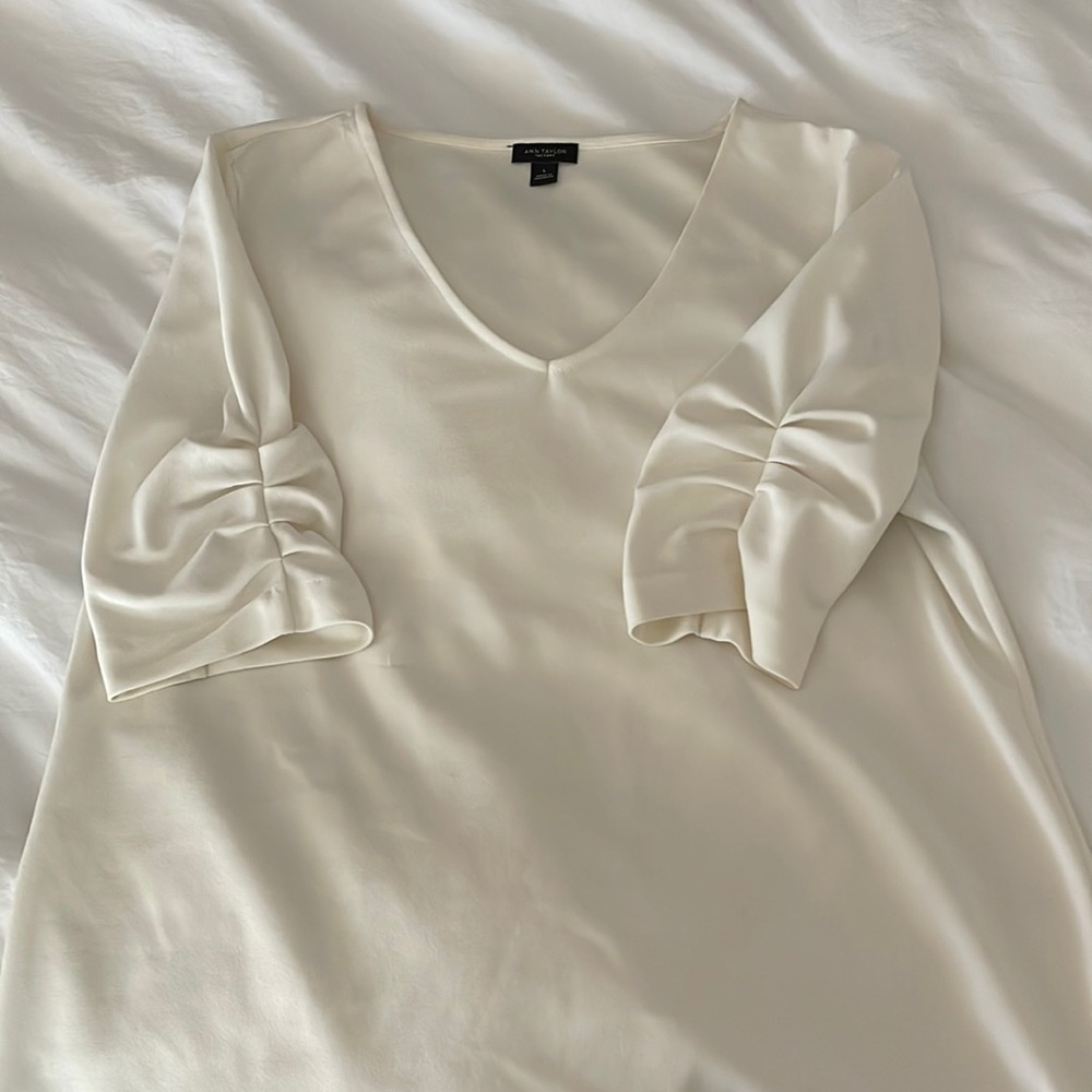 Ruffled sleeve top